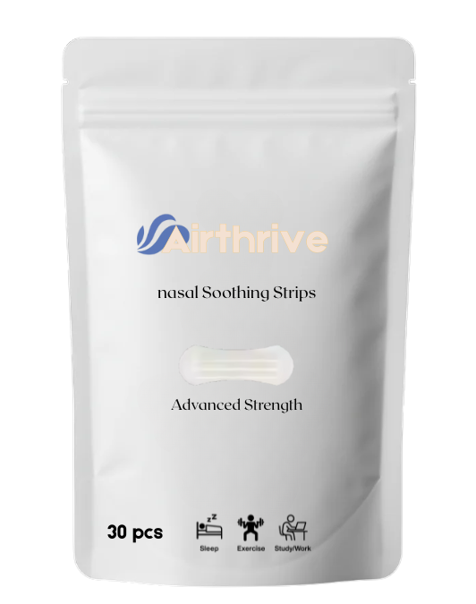Nasal Soothing Strips — Ovel white