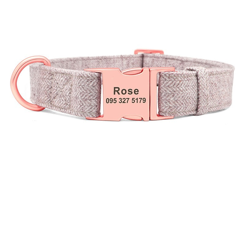 🐶🔒 名入れ可・迷子防止ドッグカラー（首輪）／軽量ノンウーブン (不織布) 素材