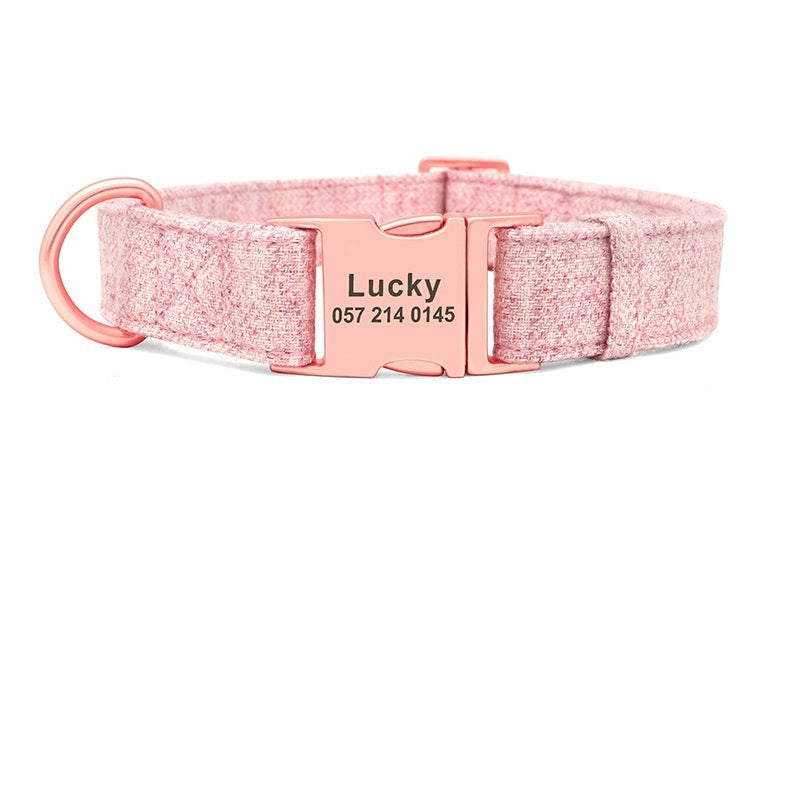🐶🔒 名入れ可・迷子防止ドッグカラー（首輪）／軽量ノンウーブン (不織布) 素材