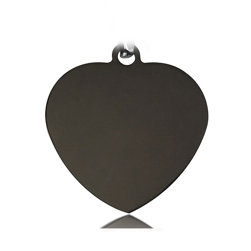 【デザイン豊富】🐾小さなペンダント風・迷子防止ネームタグ（チタン製）
