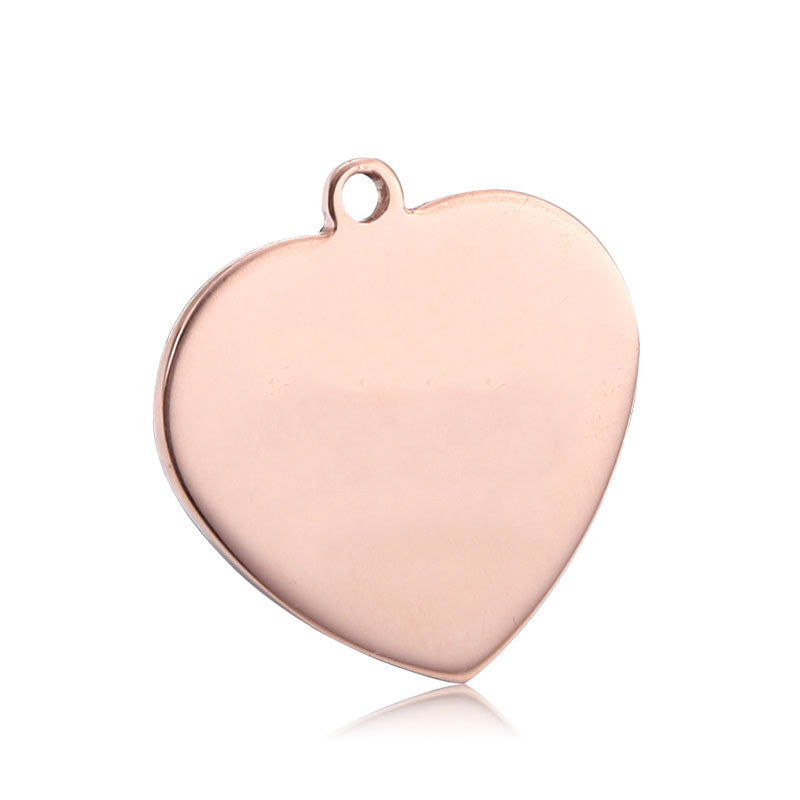 【デザイン豊富】🐾小さなペンダント風・迷子防止ネームタグ（チタン製）