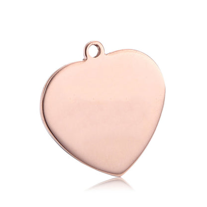 【デザイン豊富】🐾小さなペンダント風・迷子防止ネームタグ（チタン製）