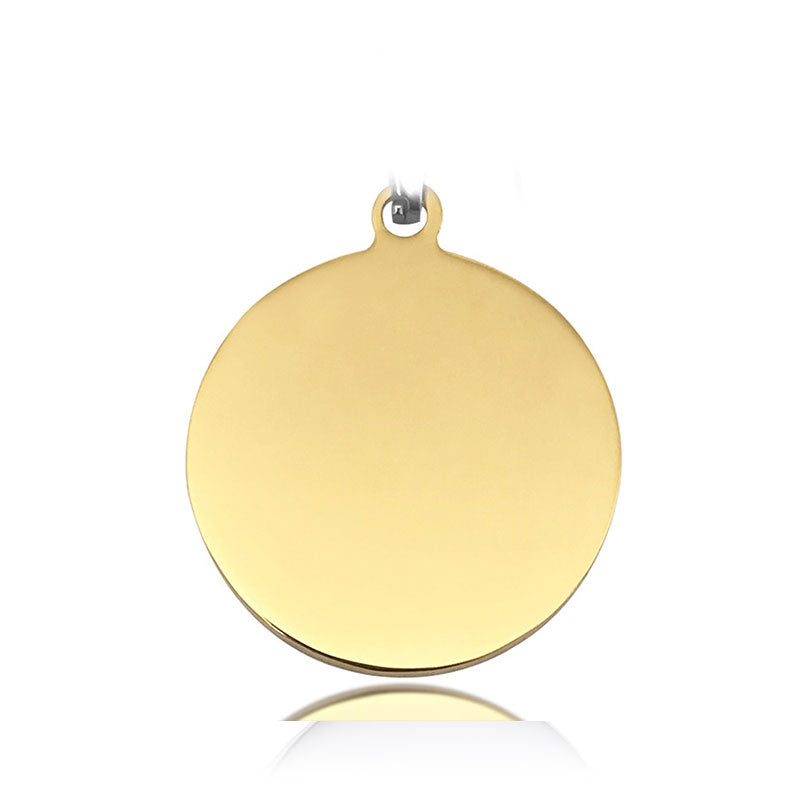 【デザイン豊富】🐾小さなペンダント風・迷子防止ネームタグ（チタン製）