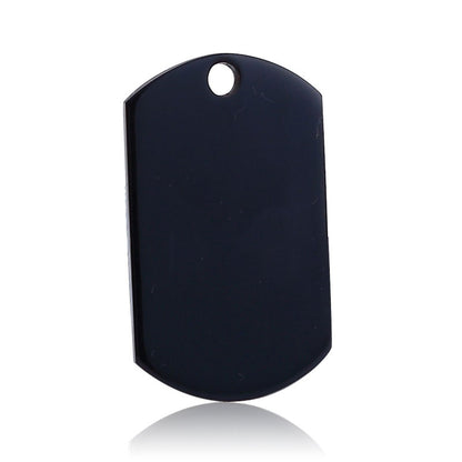 【デザイン豊富】🐾小さなペンダント風・迷子防止ネームタグ（チタン製）