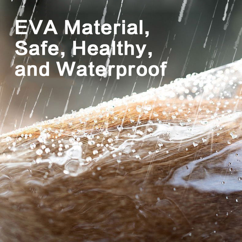 🌧️🐶 透明ペットレインコート（白ふち加工・環境にやさしいEVA素材）