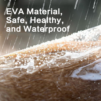 🌧️🐶 透明ペットレインコート（白ふち加工・環境にやさしいEVA素材）