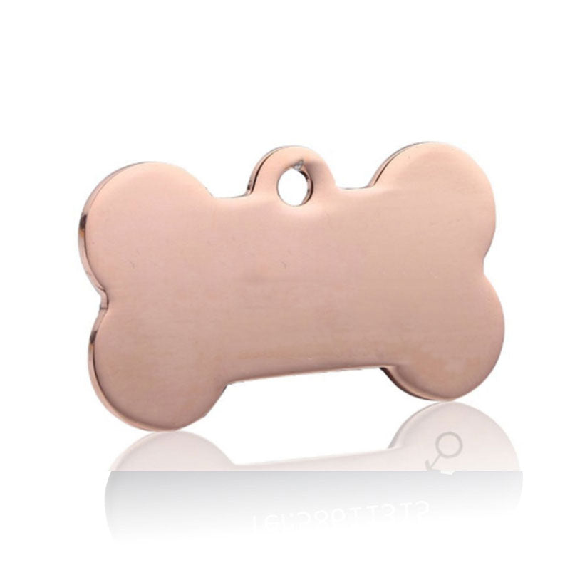 【デザイン豊富】🐾小さなペンダント風・迷子防止ネームタグ（チタン製）