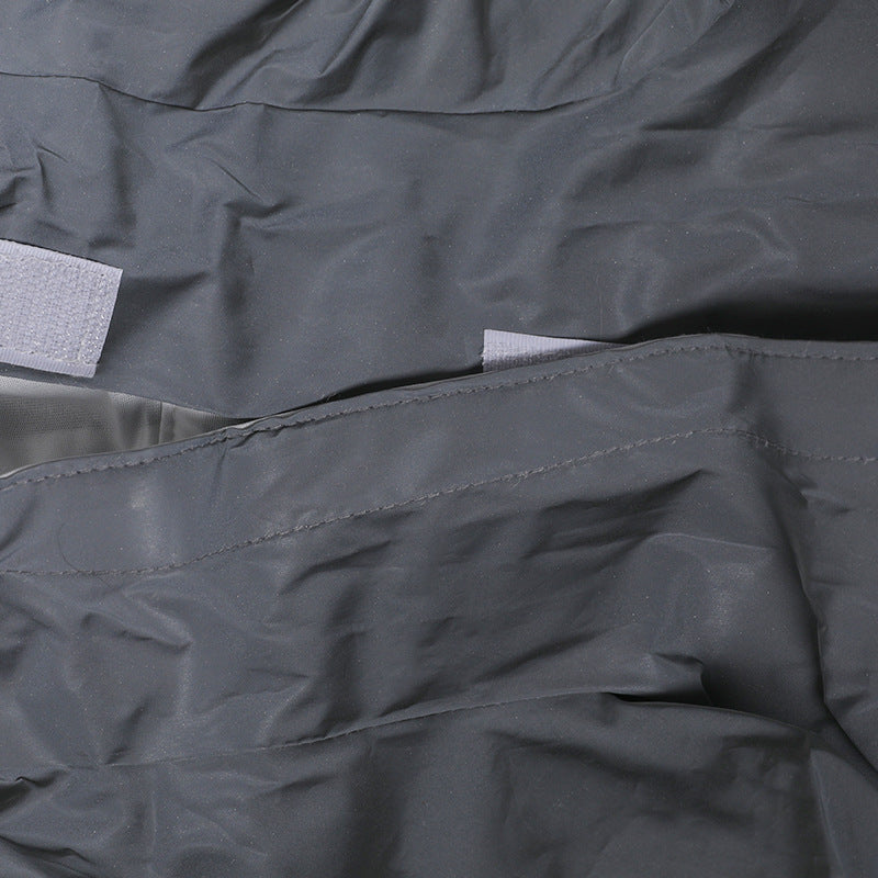 🌧️✨ 反射素材のペット用レインコート（夜のお散歩も安心）