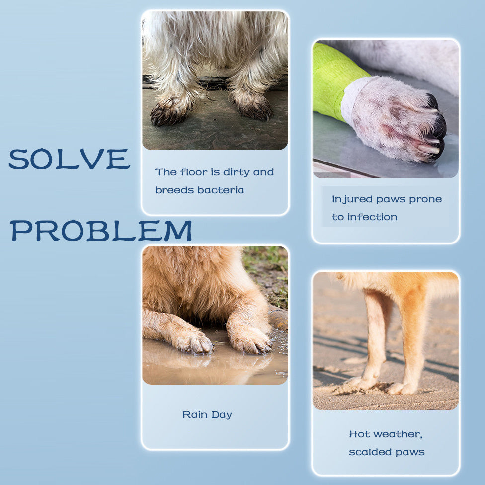 雨の日のお散歩でもキレイ ペット用 長ぐつ